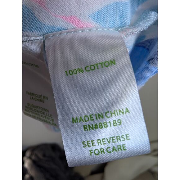 Lilly Pulitzer Loro Swing Dress Skim Blue Reel Nauti Nautical Summer Boho Size S - Picture 8 of 8